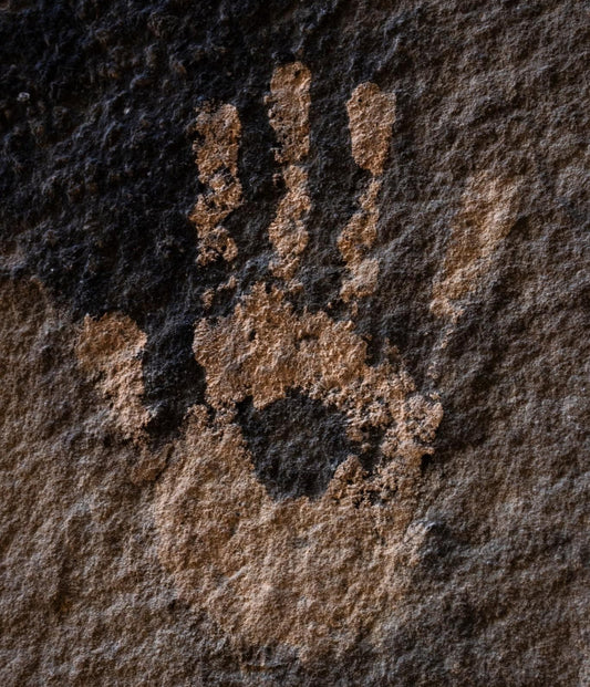 Echoes of the Past: A Handprint on Stone
