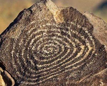 The Timeless Spiral: A Glimpse from Petroglyph National Monument